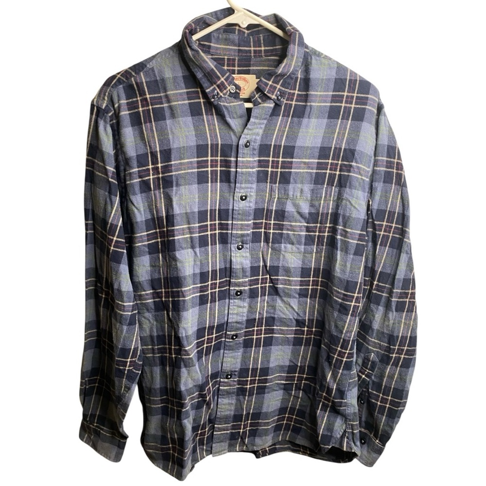 Brooks Brothers Blue Plaid Casual Button Down Shirt